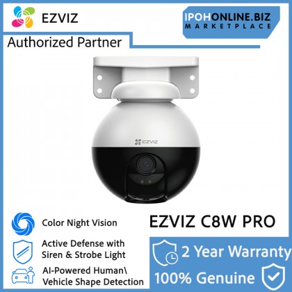 EZVIZ C8W Pro 2K 3MP 4MM Outdoor WiFi Pan/Tilt Color Night Smart Home CCTV Camera EZVIZ C8W Pro 2K 3MP 4MM Outdoor WiFi Pan/Tilt Color Night Smart Home CCTV Camera